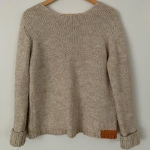 Fabulous minimal knit sweater color block
